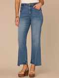 "Ab"solution® Skyrise Barely Boot Jeans with Clean Finish Step Hem