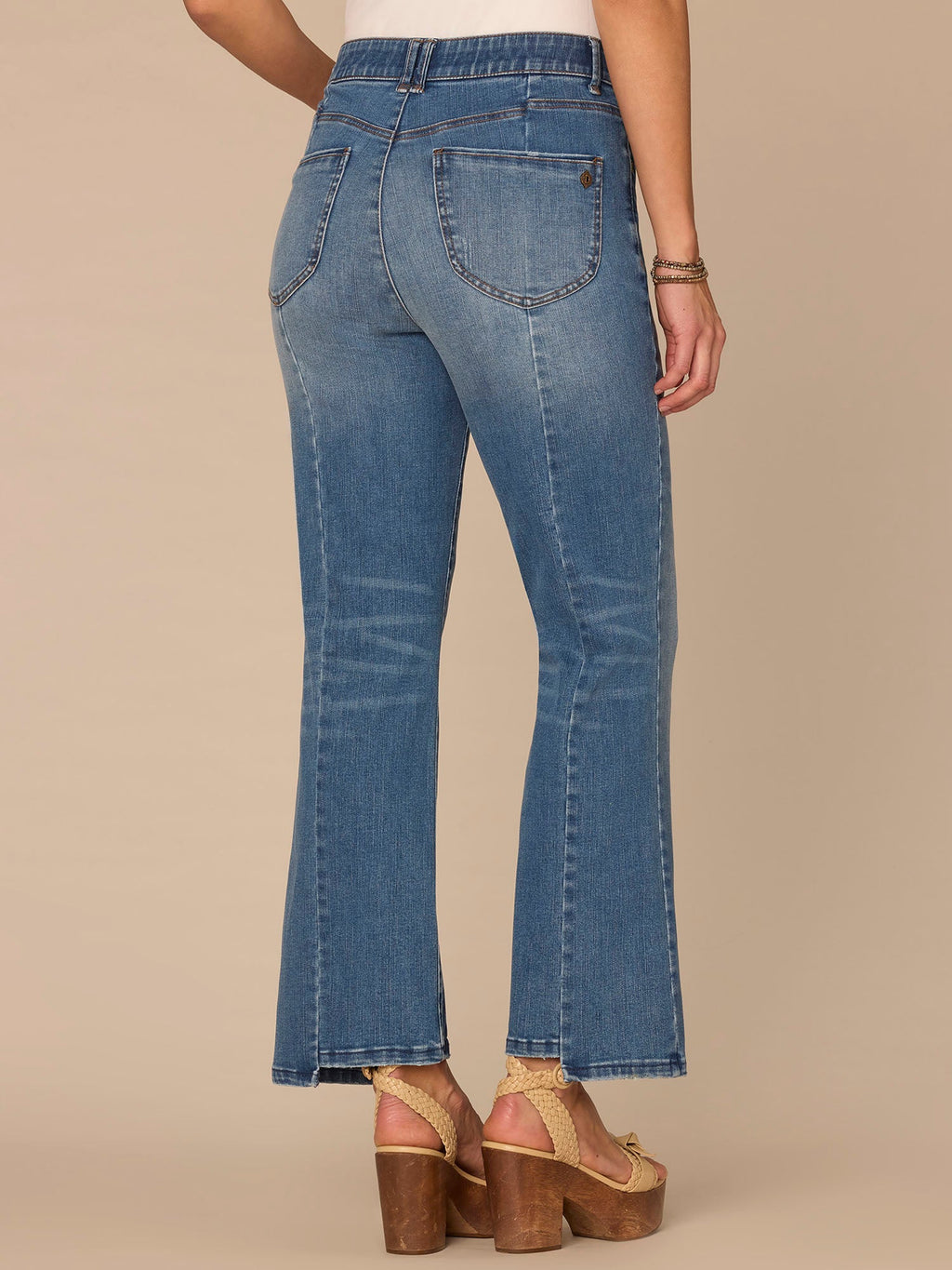 "Ab"solution® Skyrise Barely Boot Jeans with Clean Finish Step Hem