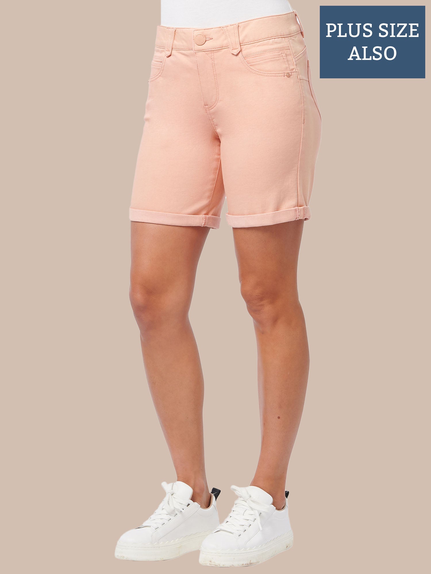 "Ab"solution® 7" Inseam Plus Colored Twill Shorts