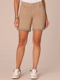 "Ab"solution® Petite Colored Twill Shorts