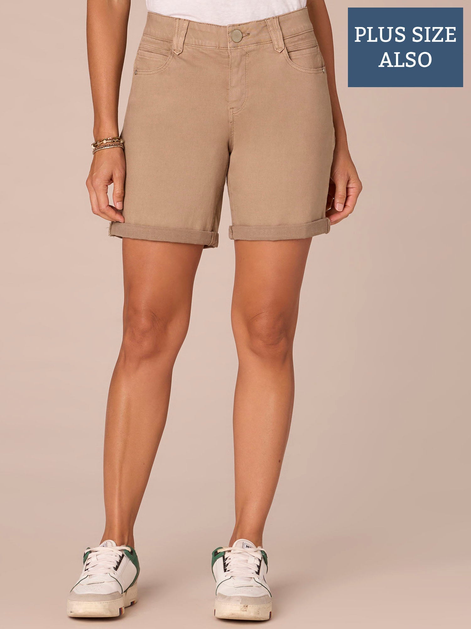 "Ab"solution® 7" Inseam Plus Colored Twill Shorts