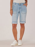 "Ab"solution High Rise Cuffed Hem Repreve Bermuda Short