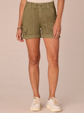 "Ab"solution Skyrise 4.5" Inseam Double Button Cargo Short