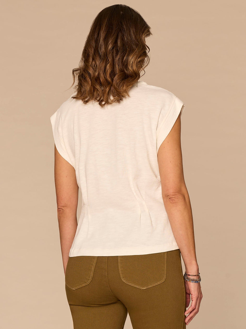 Extended Sleeve Embroidered Scoop Neck Pleated Peplum Knit Top