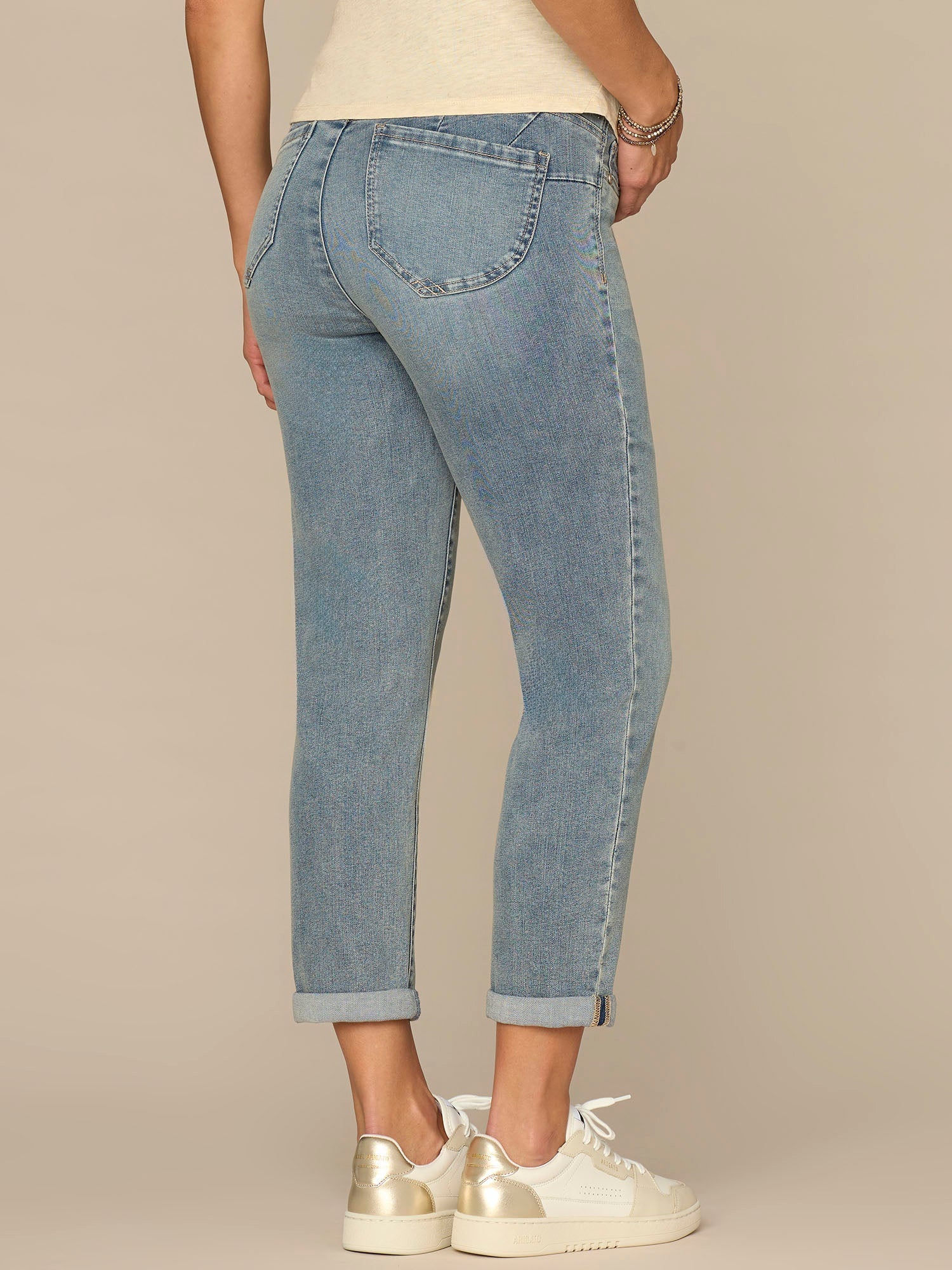 CradleComfort Baby Bump Maternity Ankle Skimmer Jeans