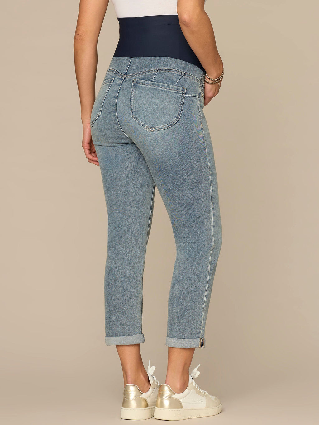 CradleComfort Baby Bump Maternity Ankle Skimmer Jeans