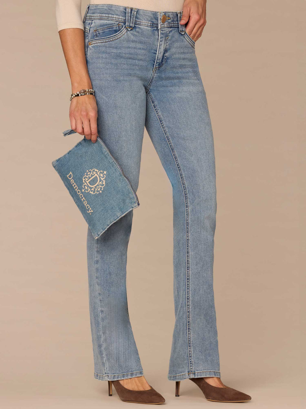 Democracy Denim Pouch