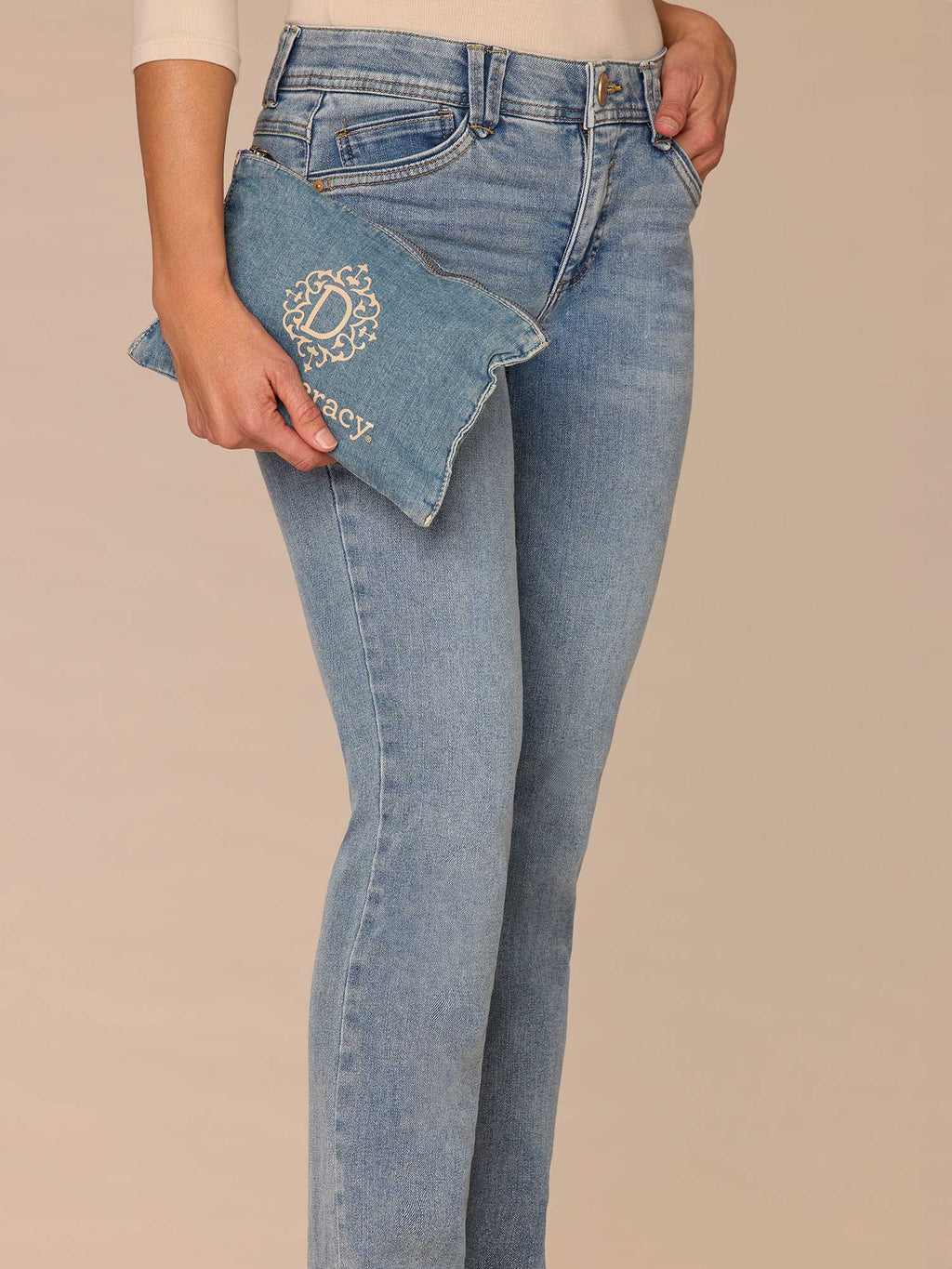 Democracy Denim Pouch