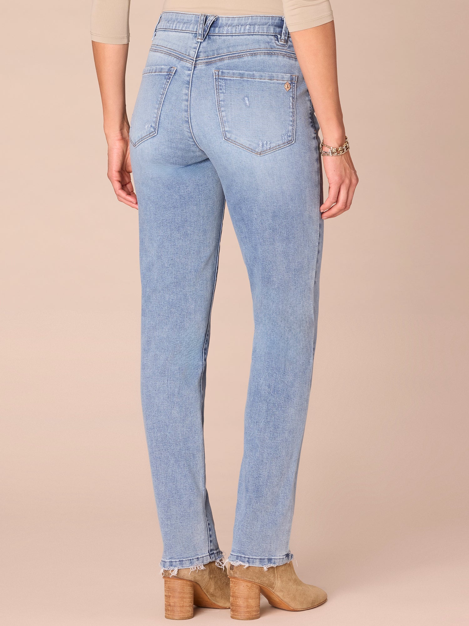 "Ab"solution® High Rise Vintage Plus Size Straight Leg Jeans