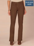 "Ab"solution® Mid-Rise Itty Bitty Boot Plus Size Pants