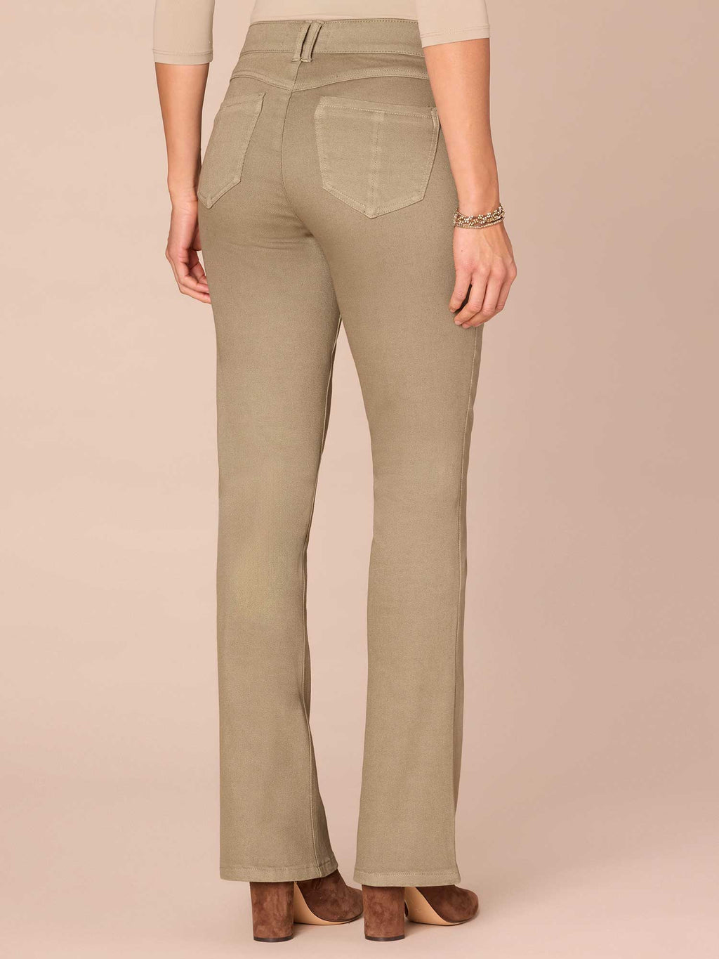 "Ab"solution® Mid-Rise Itty Bitty Boot Plus Size Pants