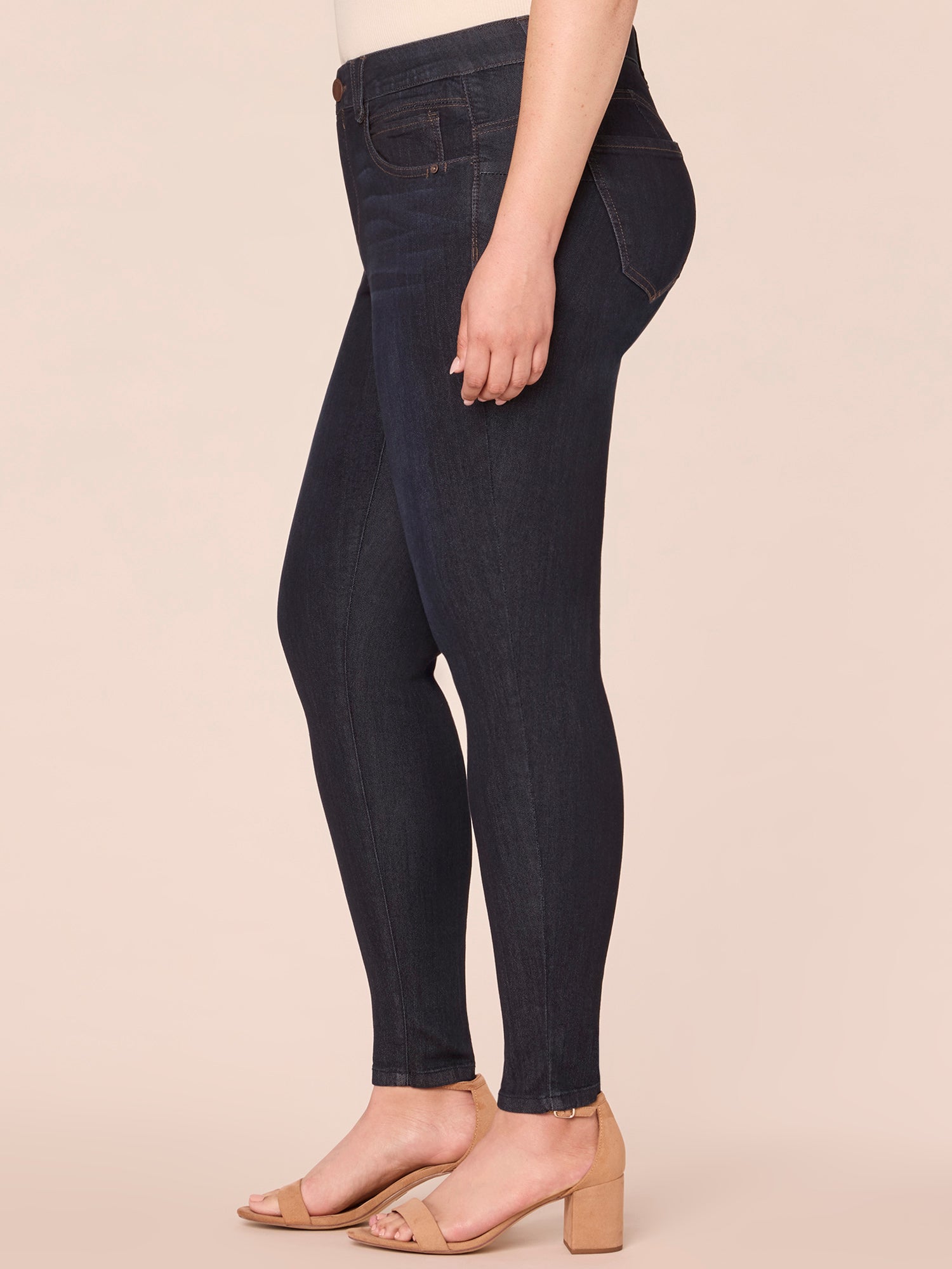 Dark Indigo "Ab"solution® Booty Lift Plus Jegging Jeans