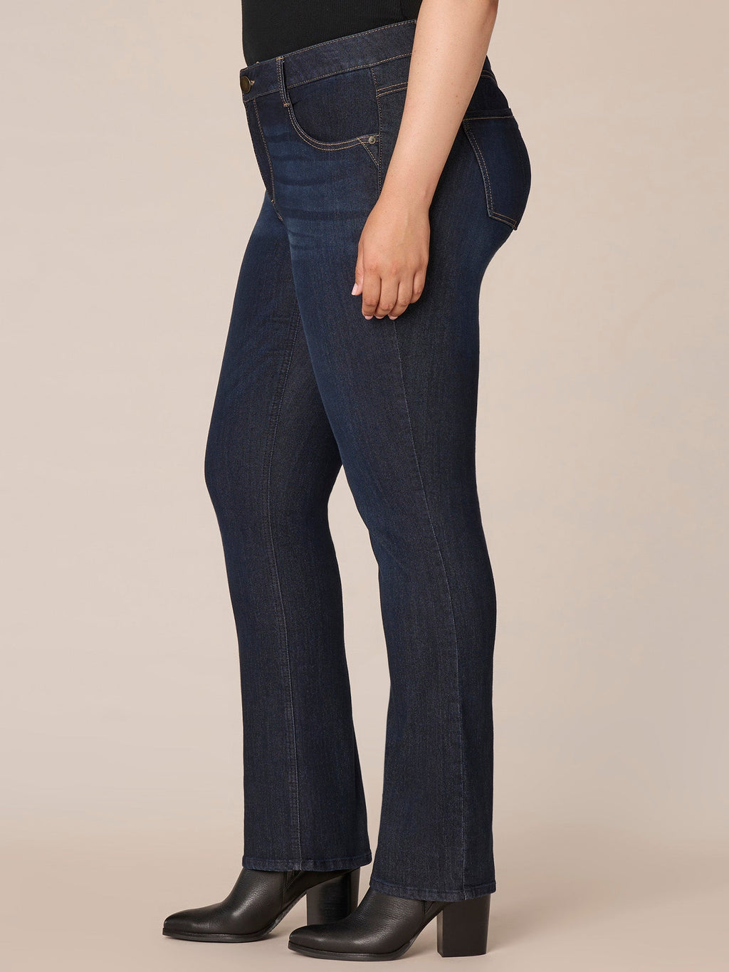 "Ab"solution® Indigo Itty Bitty Bootcut Plus Jeans