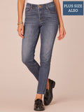 "Ab"solution® High Rise Modern Plus Size Ankle Length Jeans