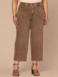 "Ab"solution® Skyrise Relaxed Straight Leg Plus Size Jean with Seaming