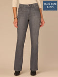 "Ab"solution® High Rise Cascading D Itty Bitty Boot Plus Size Jeans