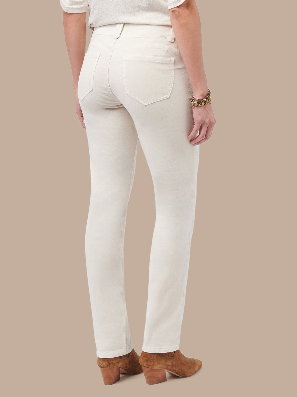 "Ab"solution® Mid-Rise Corduroy Plus Size Straight Leg Pants