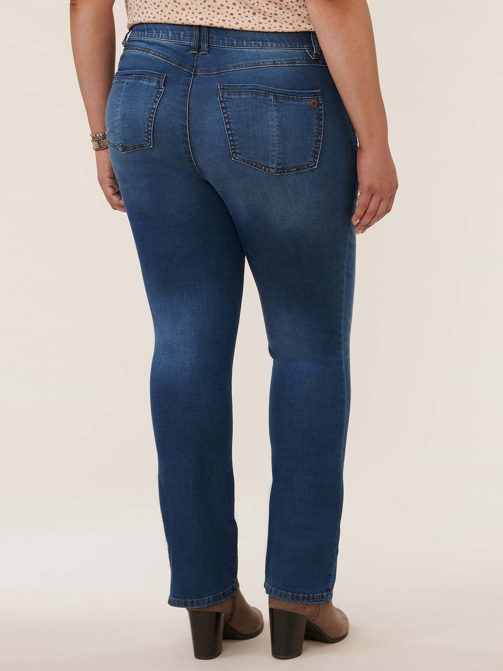 "Ab"solution® Artisanal Blue Plus Itty Bitty Bootcut Jean