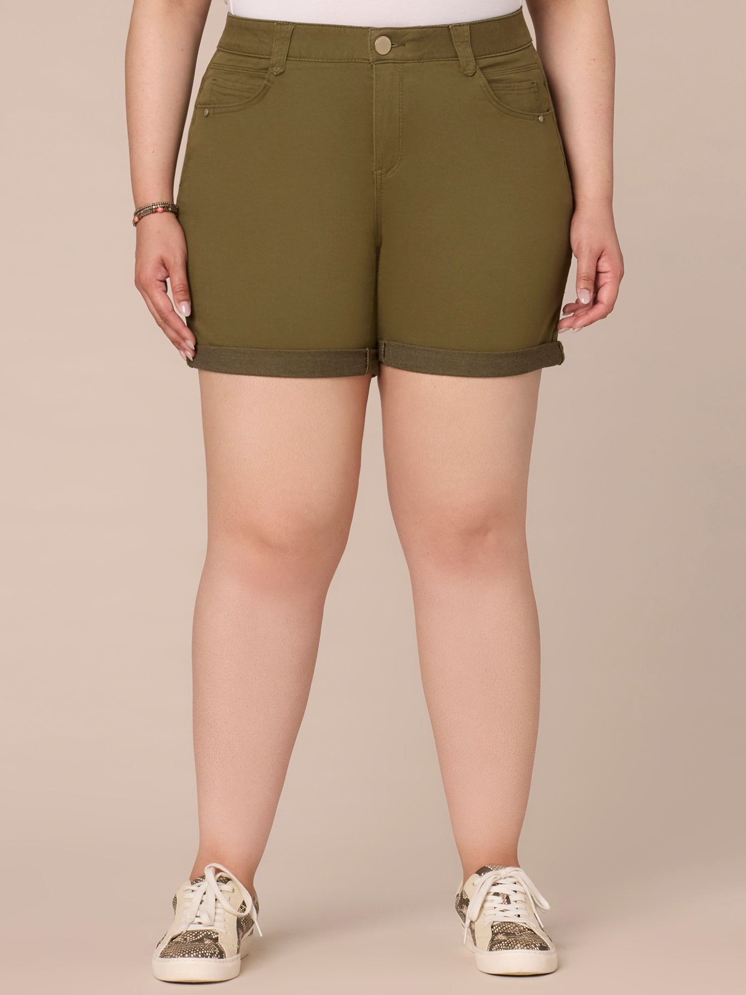 "Ab"solution® 7" Inseam Plus Colored Twill Shorts