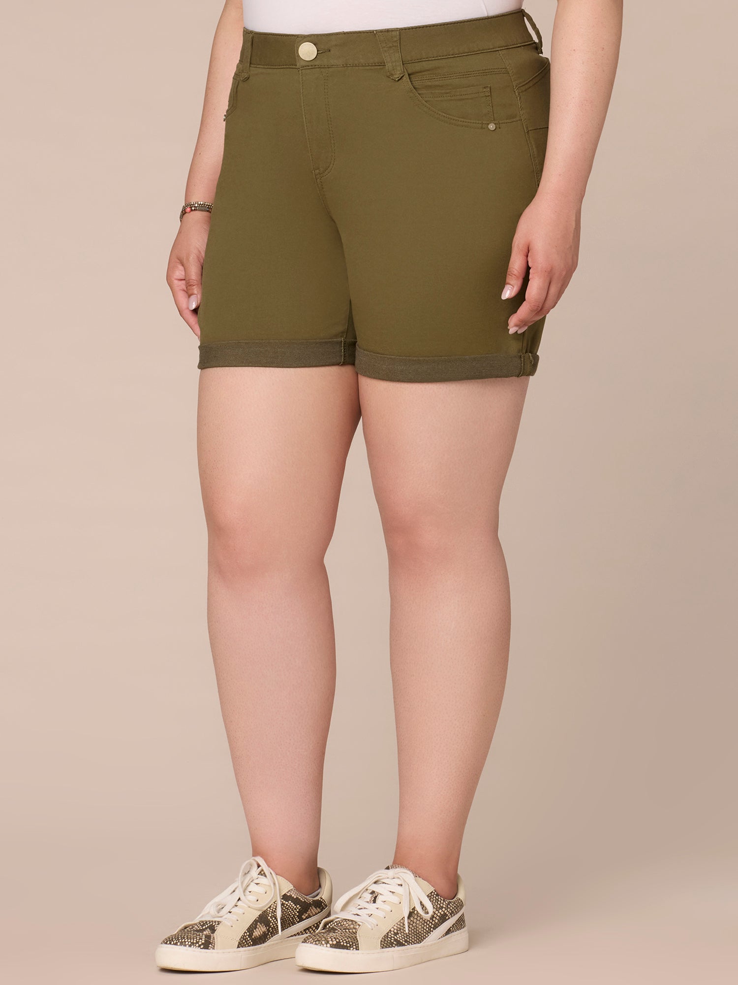 "Ab"solution® 7" Inseam Plus Colored Twill Shorts